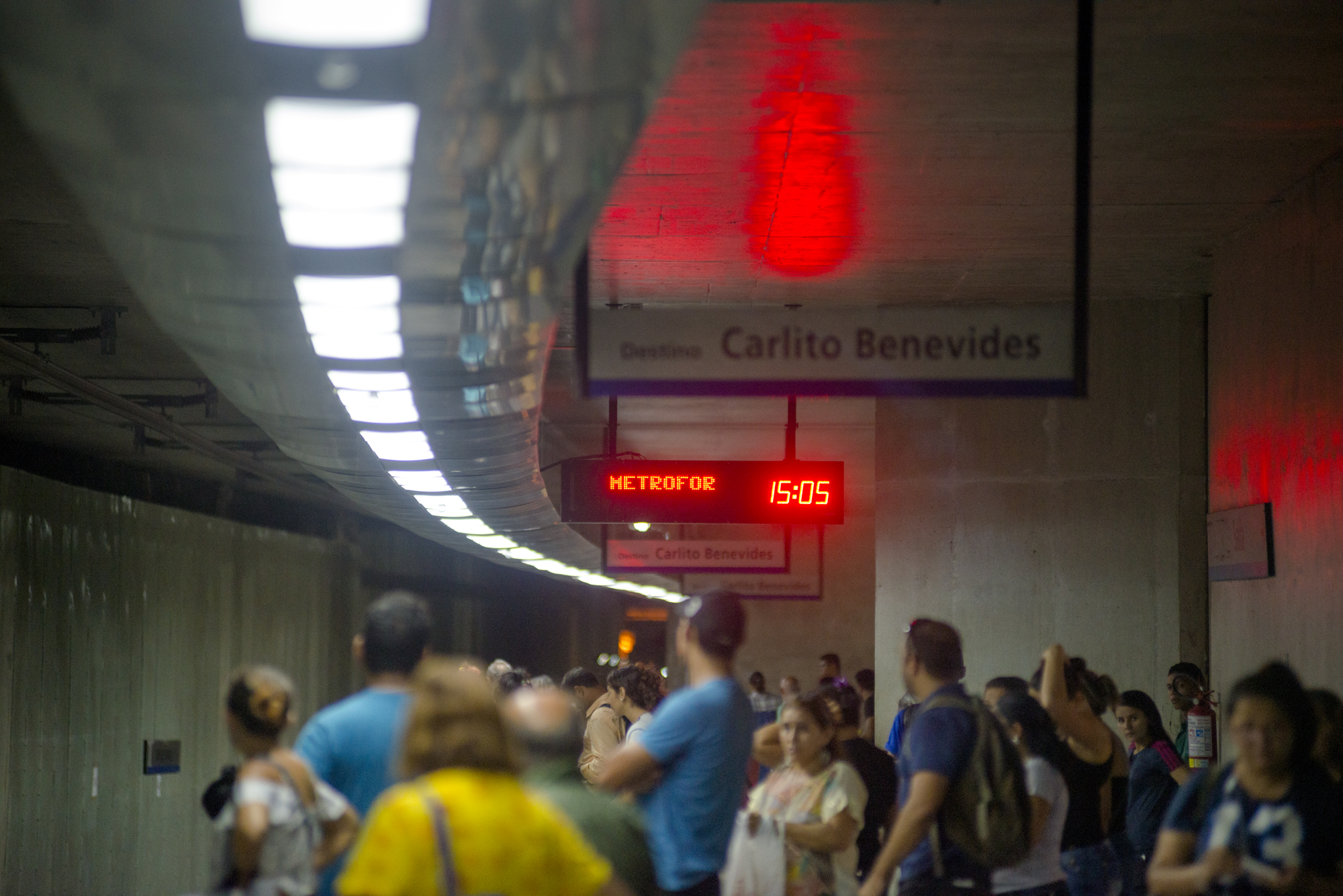 Túnel e estações da Linha Sul ganham iluminação de LED