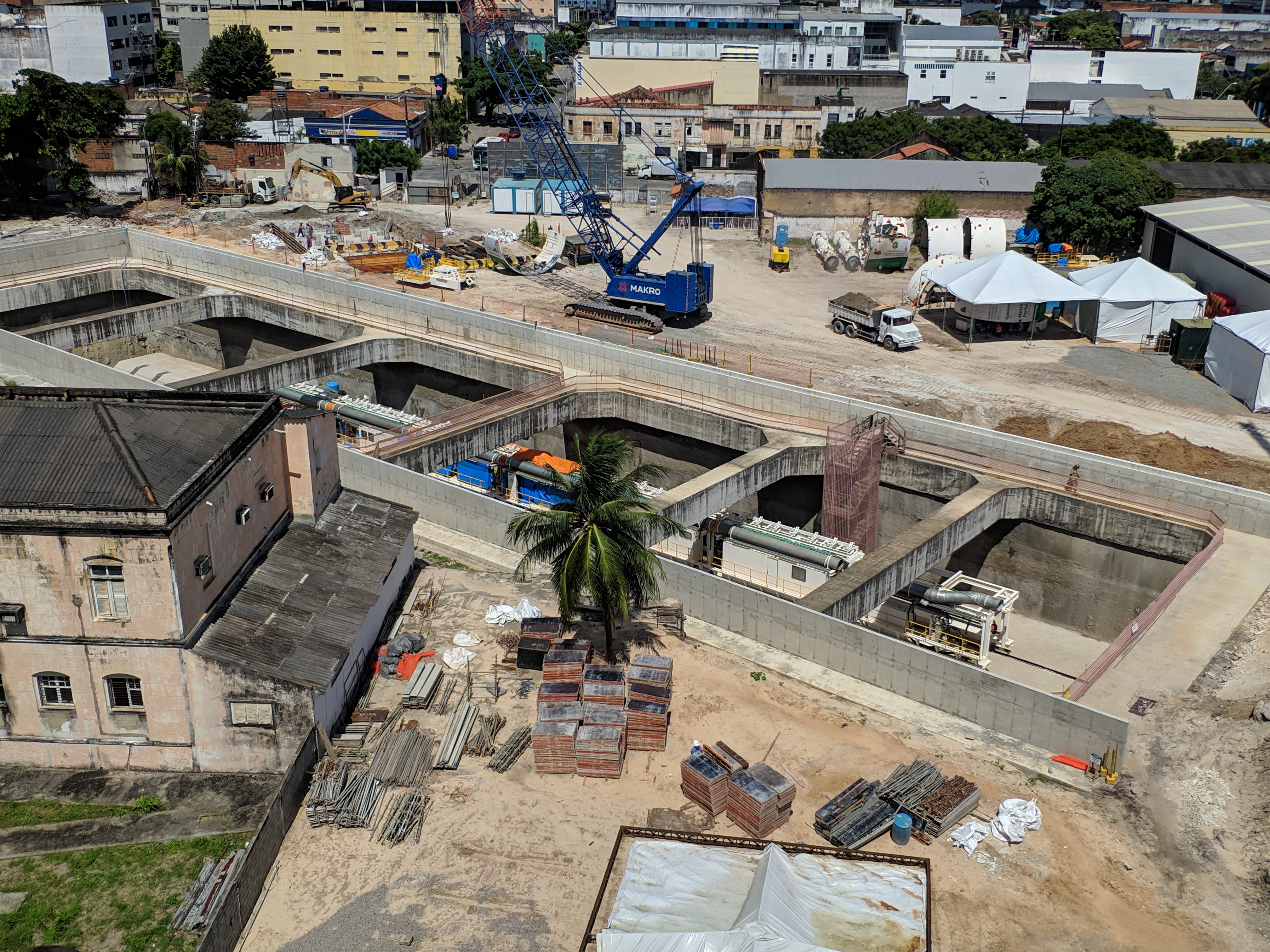 Linha Leste – Seinfra inicia construção da Estação Colégio Militar