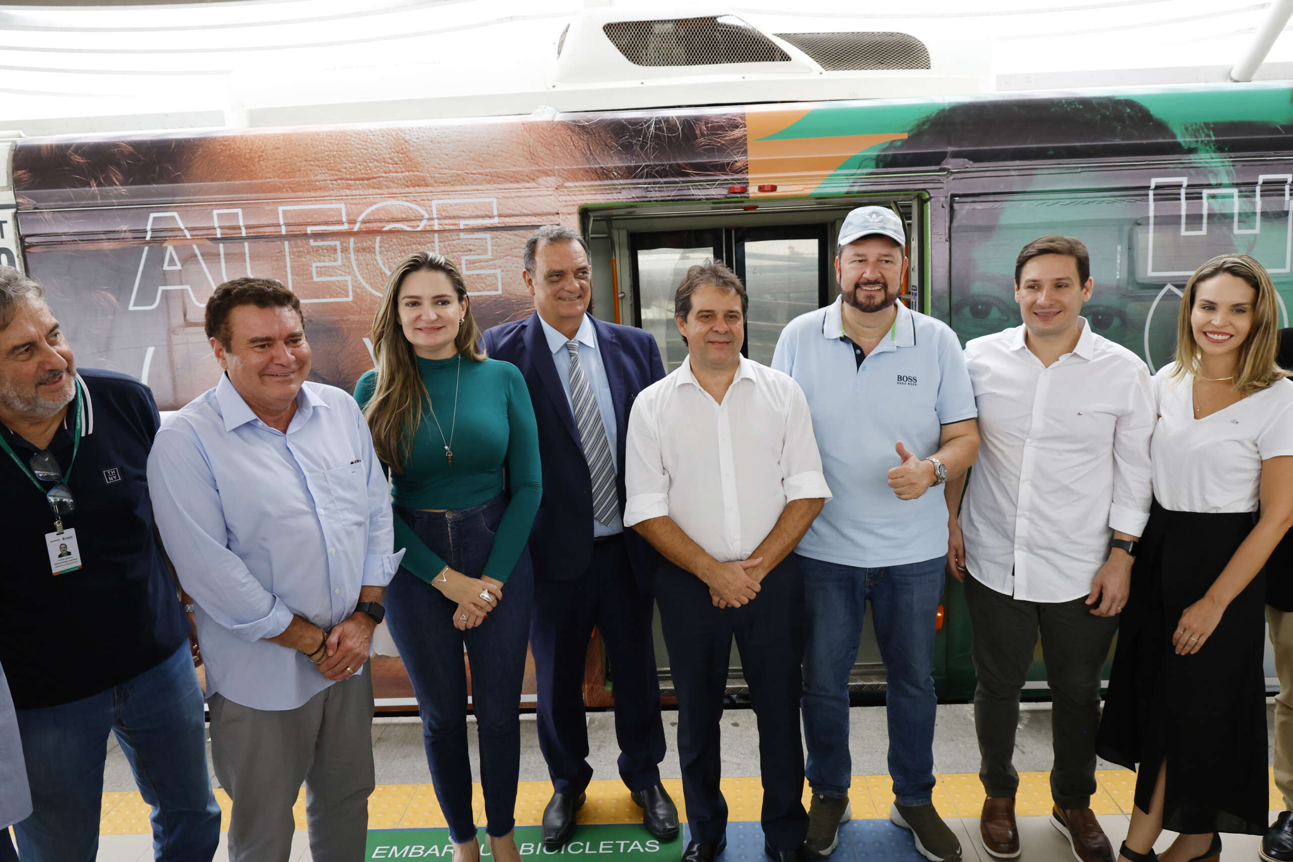 Metrofor recebe deputados para lançamento de campanha da Alece na Linha Nordeste
