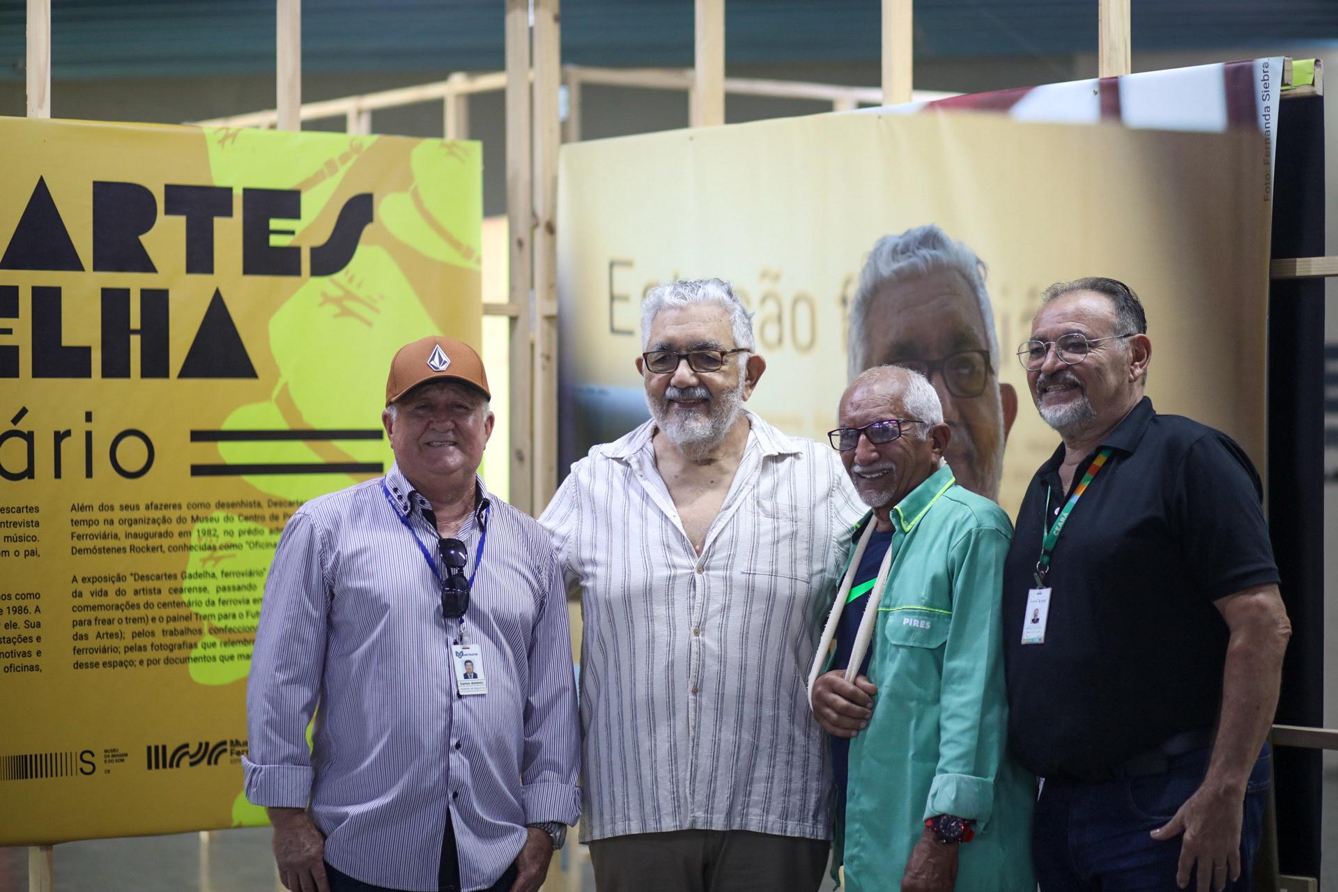 Estação Benfica recebe exposição que destaca o trabalho ferroviário de Descartes Gadelha