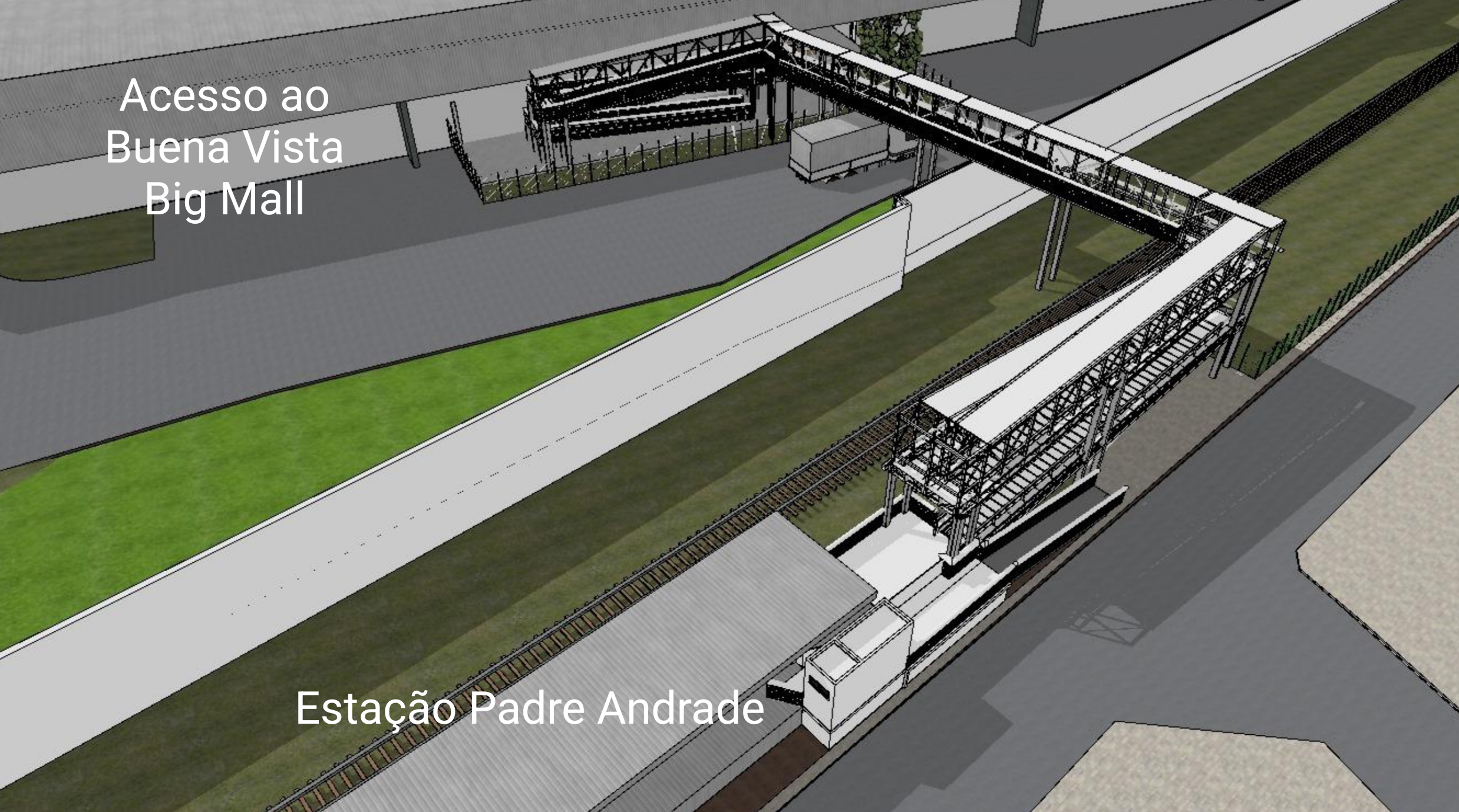 Metrofor firma parceria para construção de passarela e reforma da Estação Padre Andrade