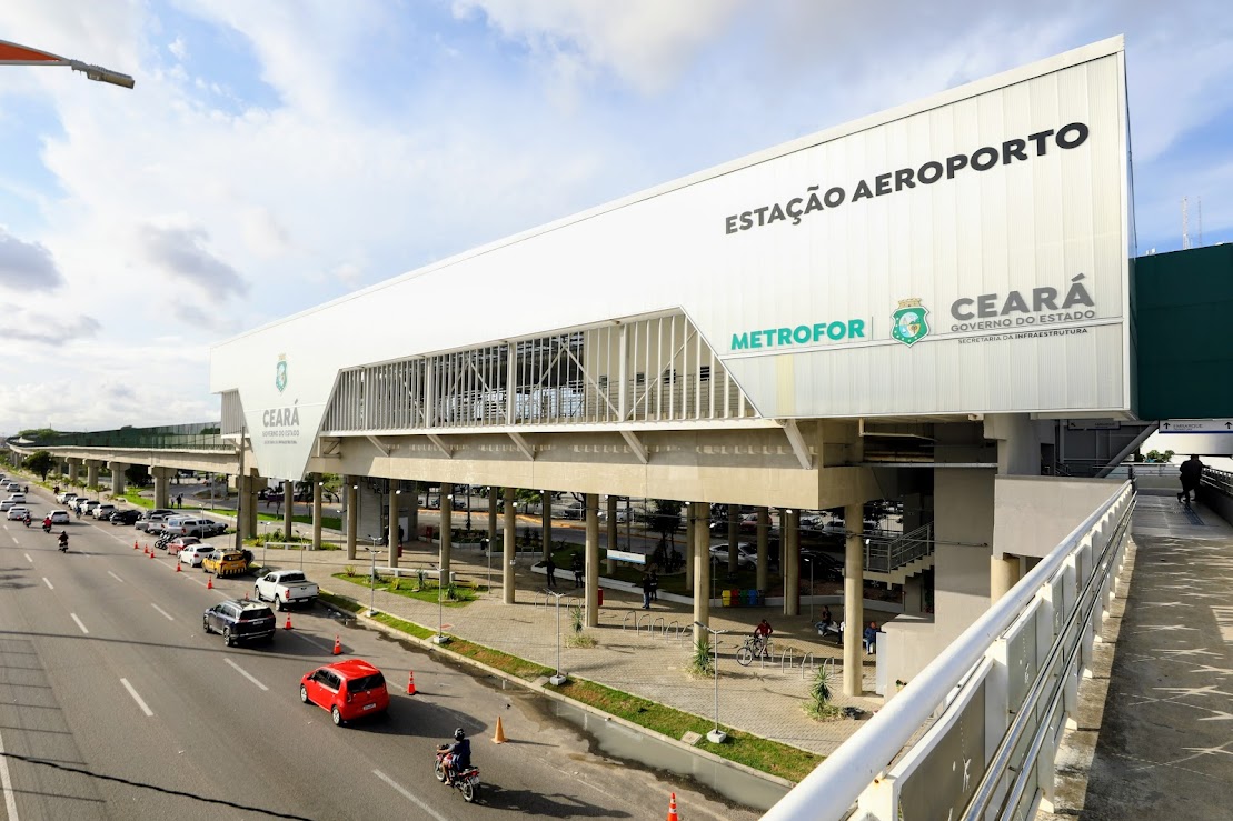 Com 2,4 km de extensão, Ramal VLT Aeroporto é inaugurado em Fortaleza